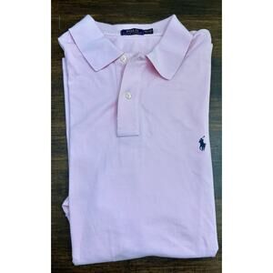 Polo Ralph Lauren Polo Shirt Mens 4XLT Pink Classic Fit Cotton Short Sleeve